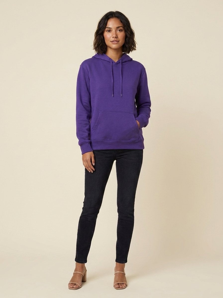 Elysian Basic Hoodie purple