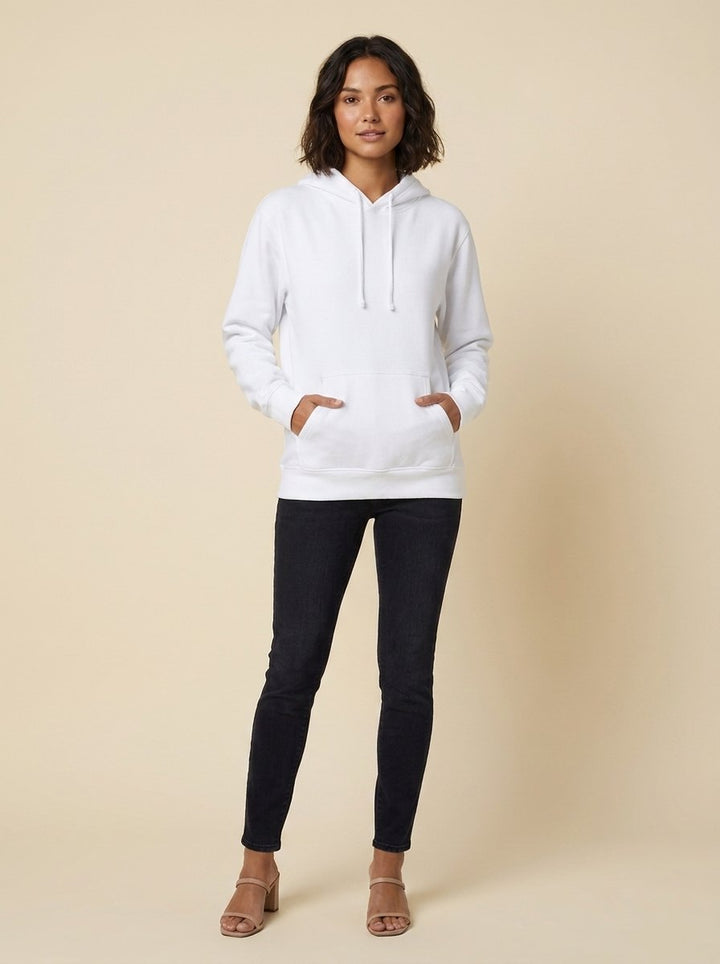 Elysian Basic Hoodie white
