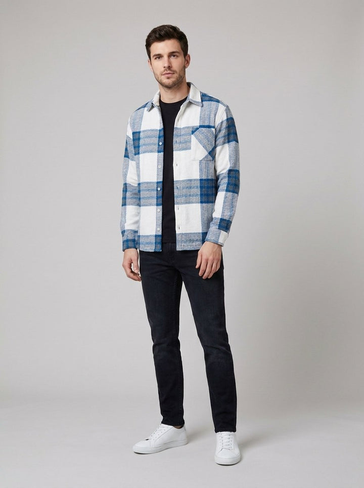 Elysian Winter Shirt - Blue check