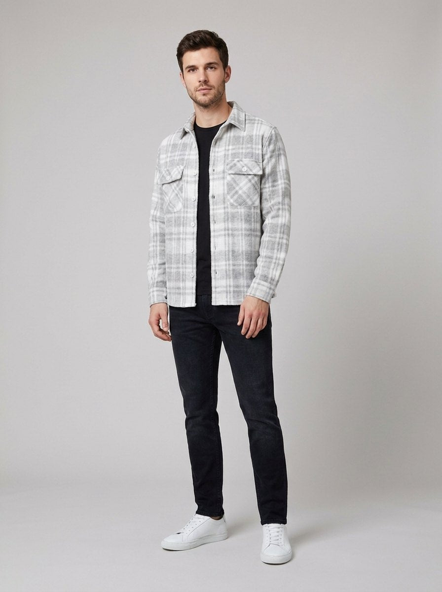Elysian Winter Shirt - Gray check