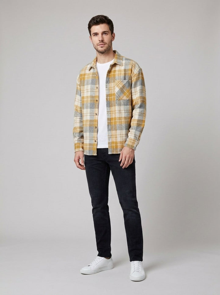 Elysian Winter Shirt - Yellow check