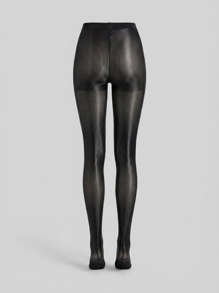 Esmee shiny tights black back