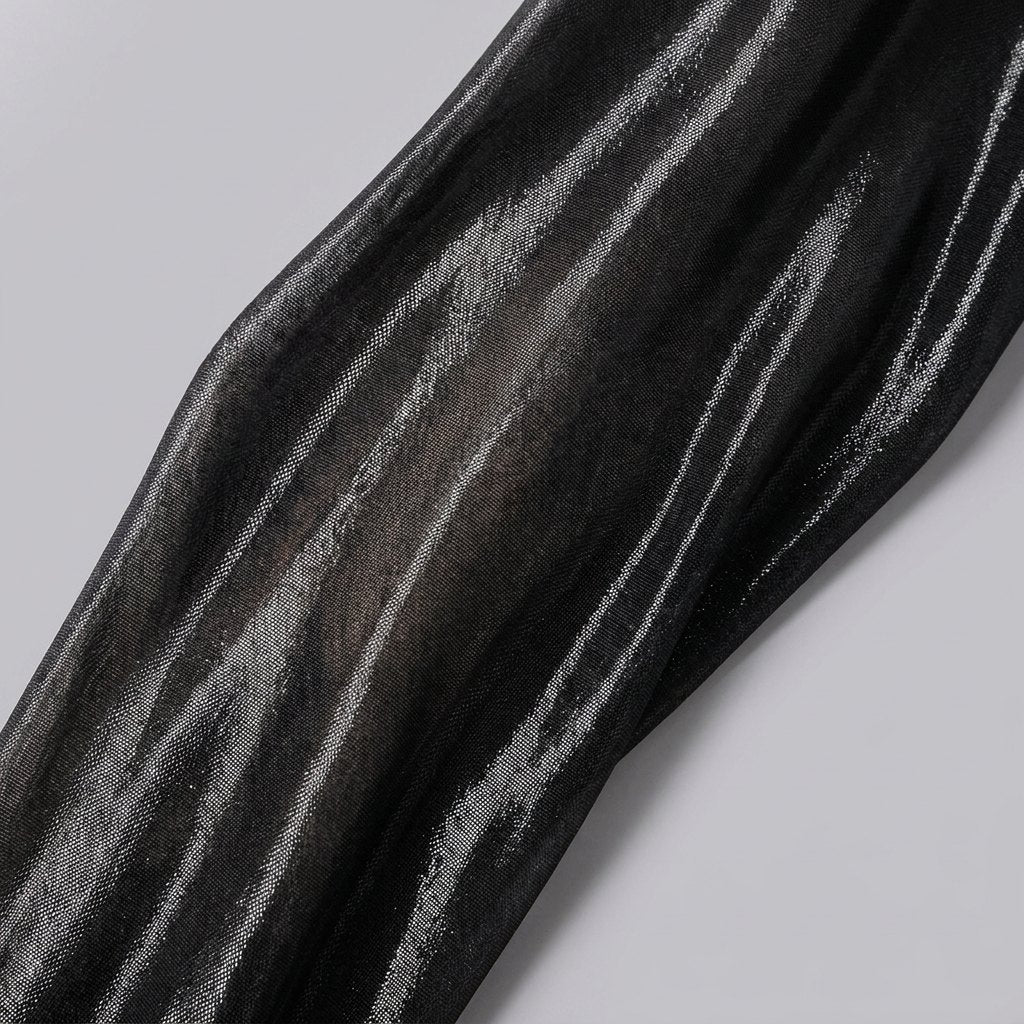 Esmee shiny tights fabric detail