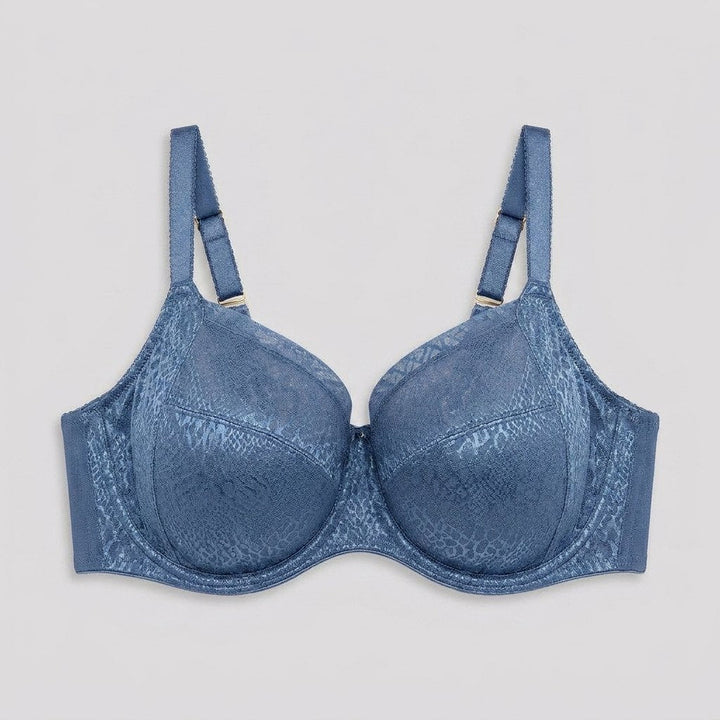 Felicity Full Cup Bra evening blue front flat-lay