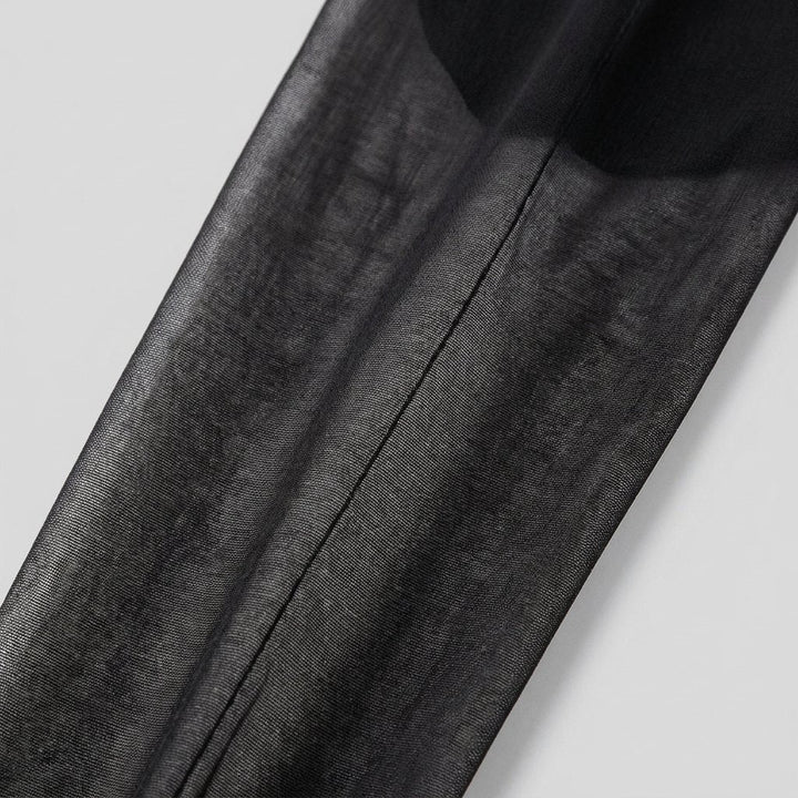 Feline sheer tights fabric close-up