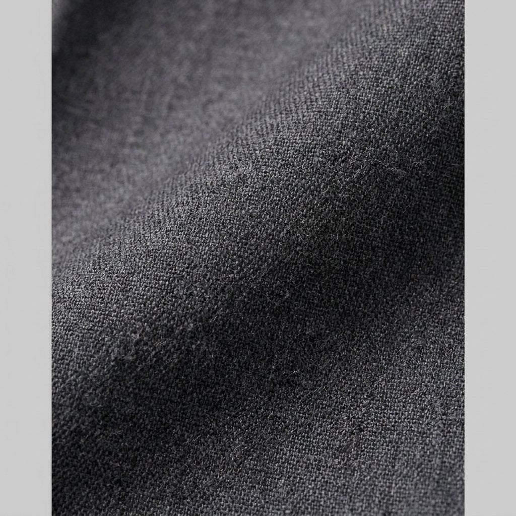 Fiora wide-leg trousers fabric close-up