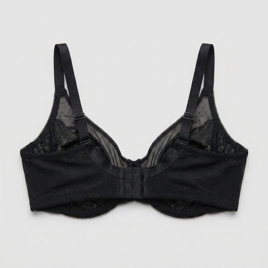 Fleur minimizer bra back view flat-lay