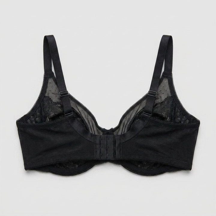 Fleur minimizer bra back view flat-lay