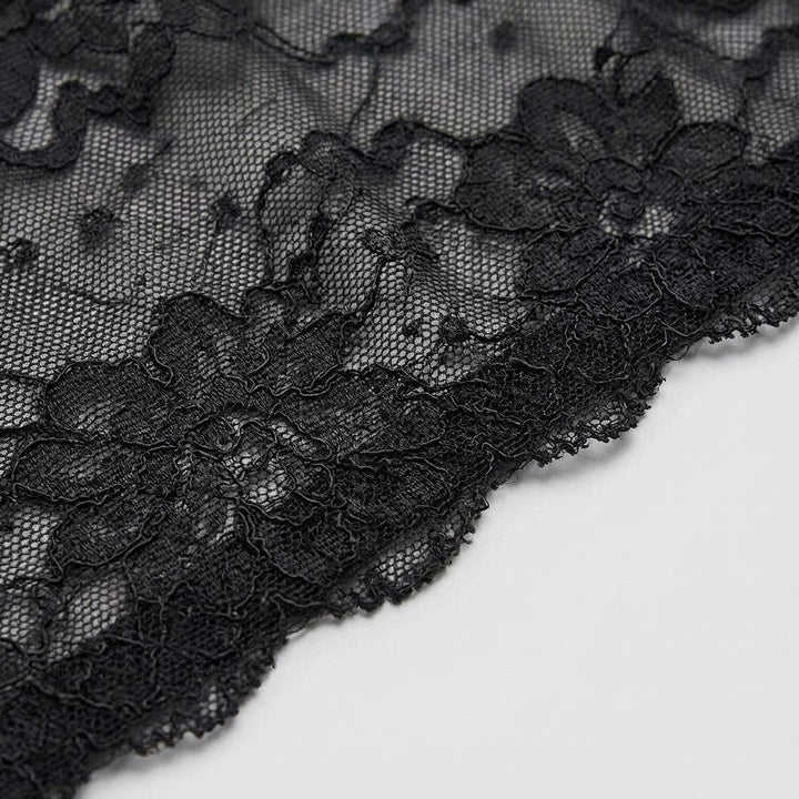 Fleur minimizer bra lace fabric close-up