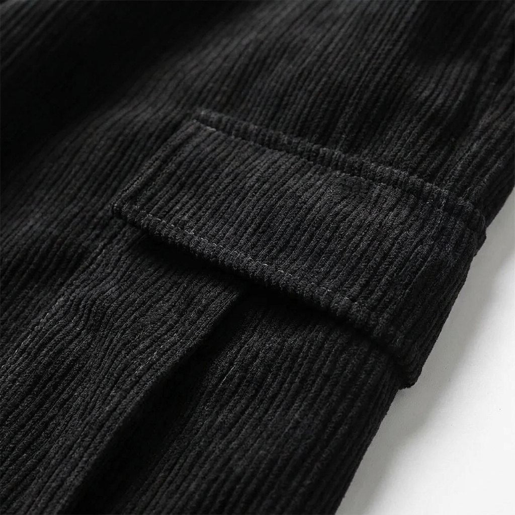 Harper corduroy fabric detail