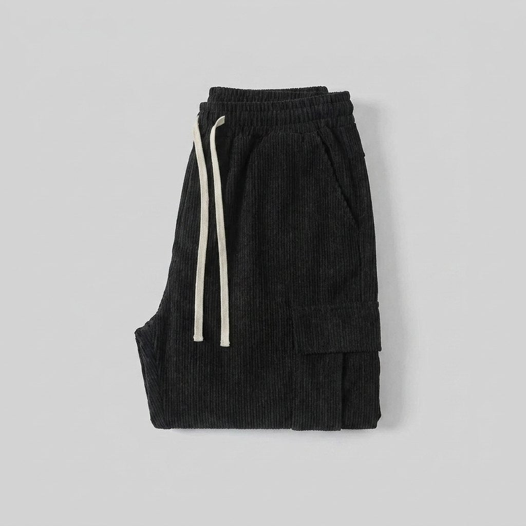 Harper corduroy pants product flat-lay