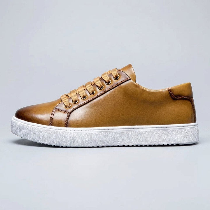 Haven leather sneaker khaki