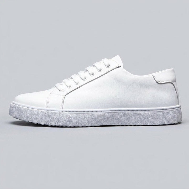 Haven leather sneaker white