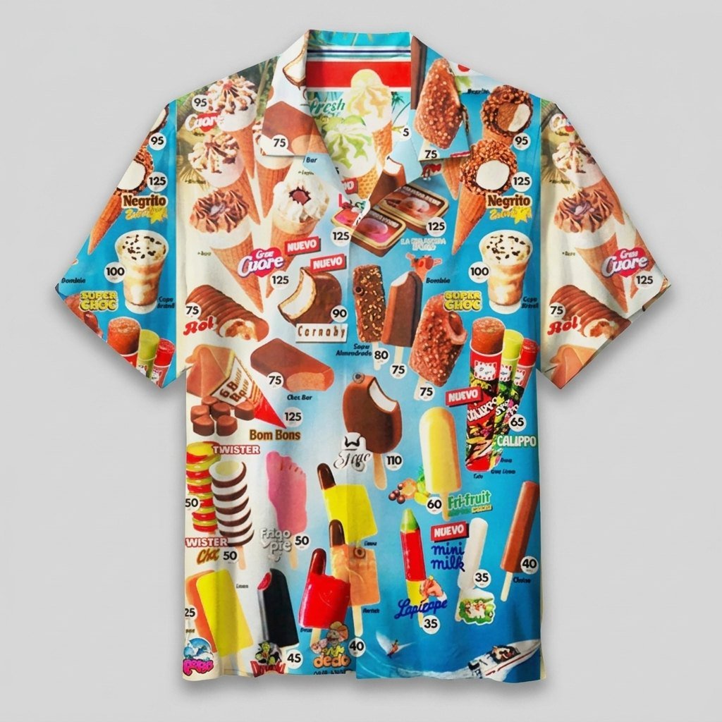 Icy Polo Shirt flat lay