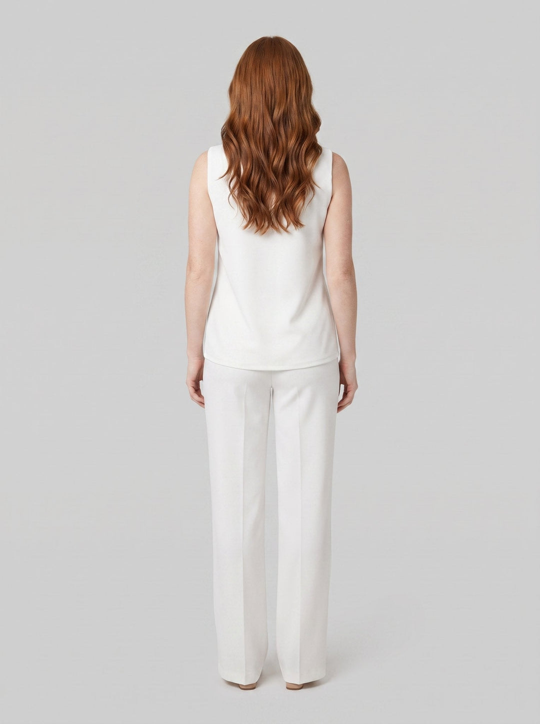 Isla Sleeveless Blazer Suit Set - back view