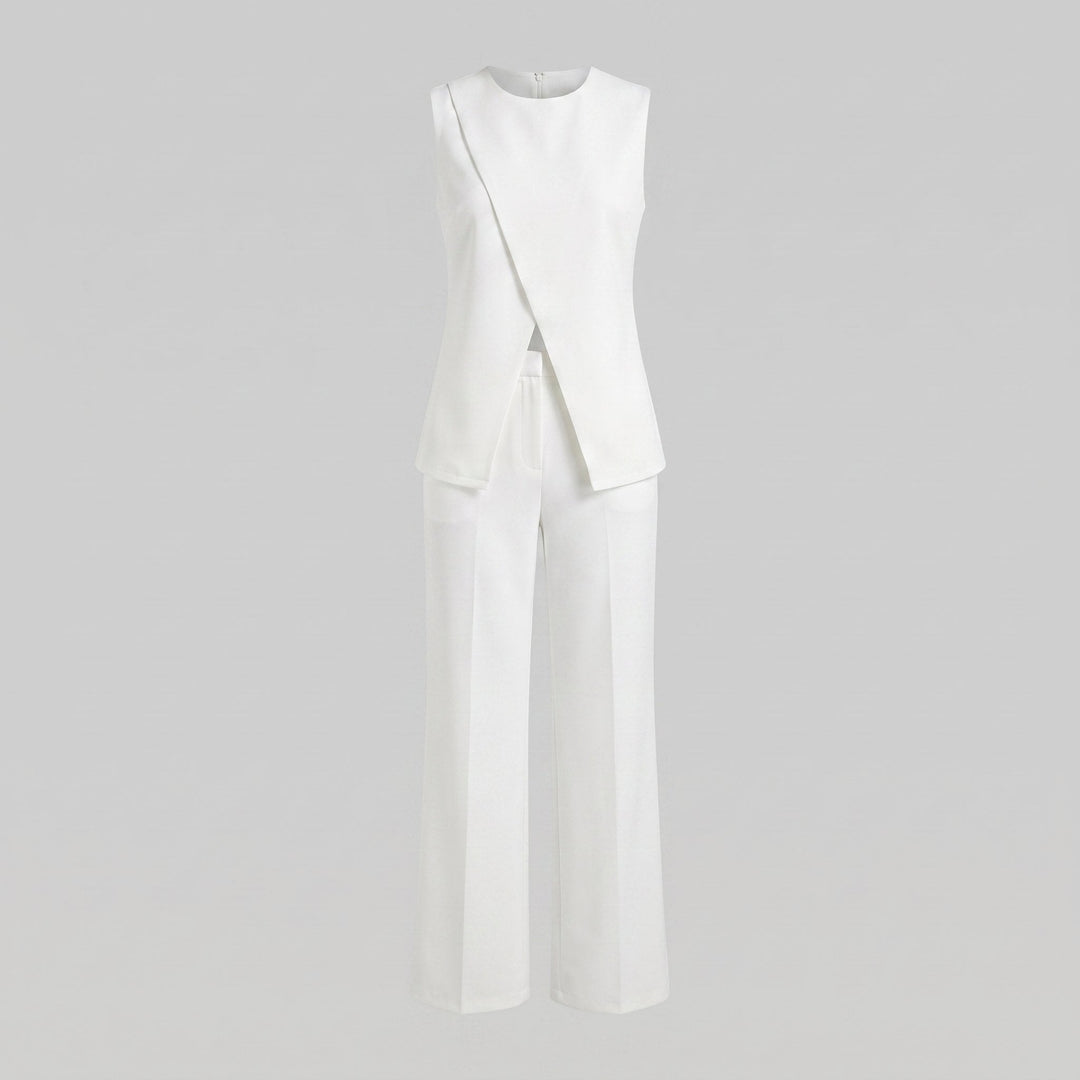 Isla Sleeveless Blazer Suit Set - product only