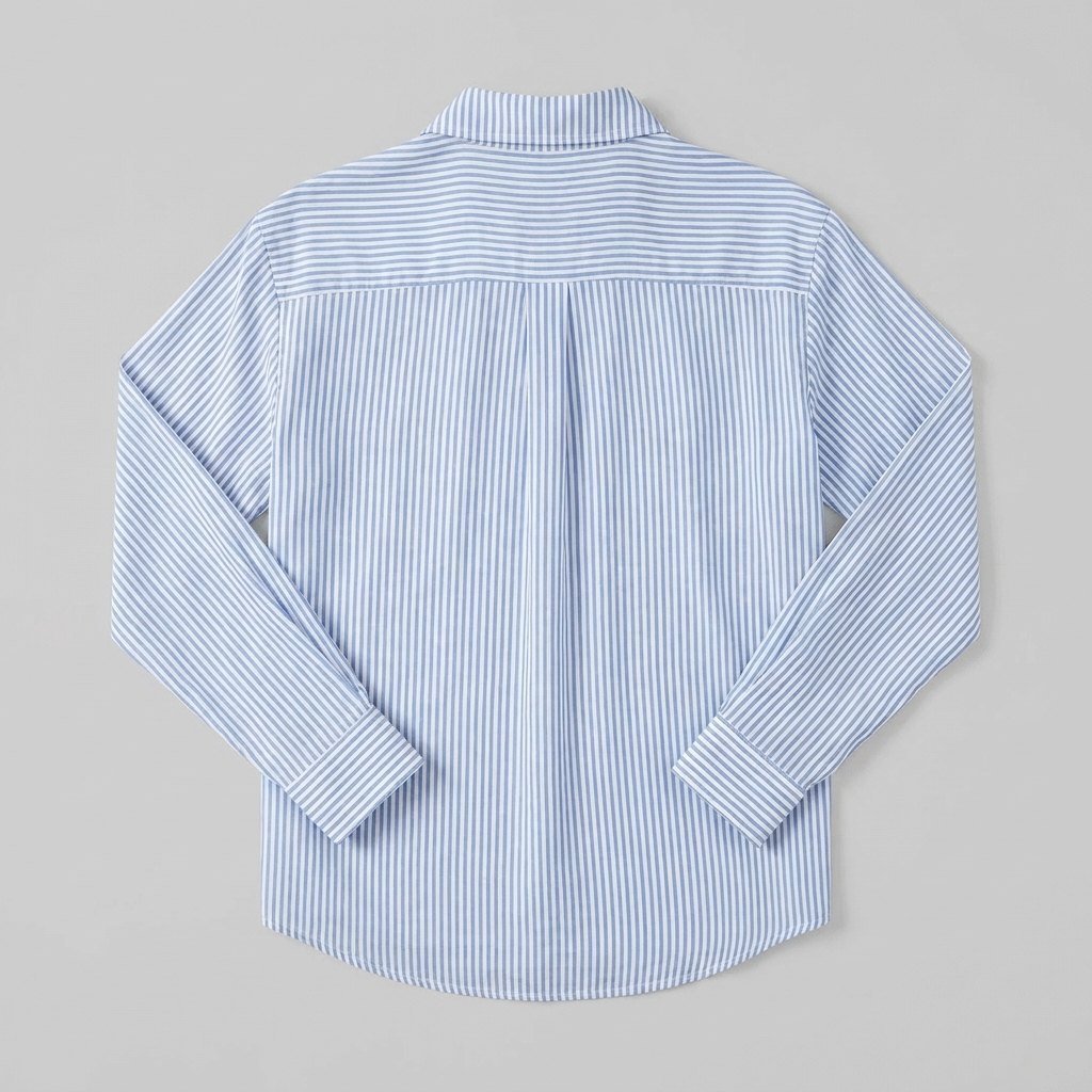 Jade striped blouse back