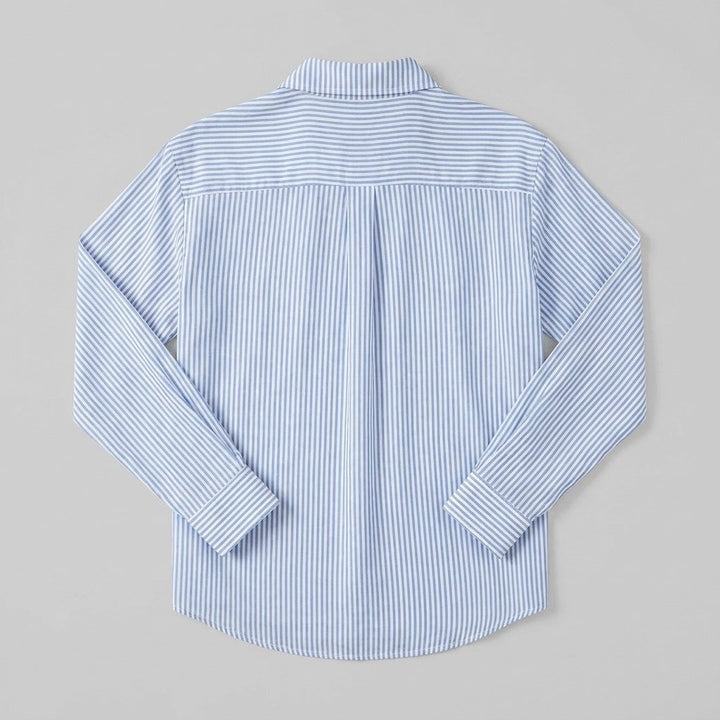 Jade striped blouse back