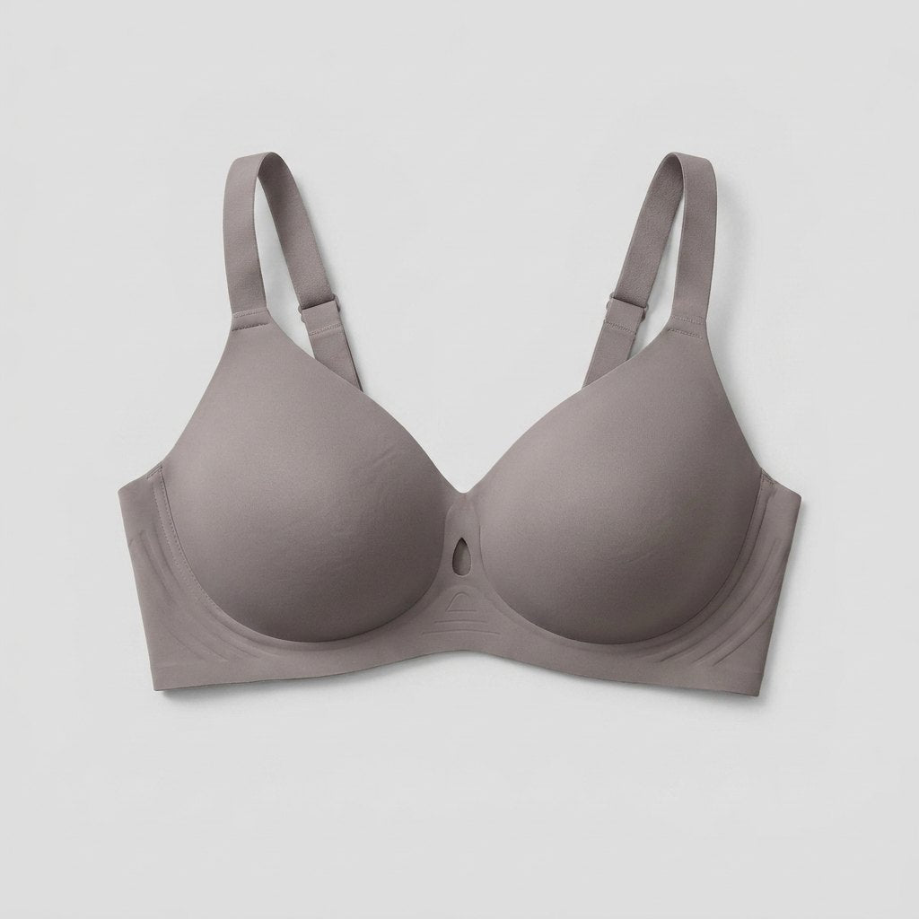 Gray jelly lift bra flat-lay