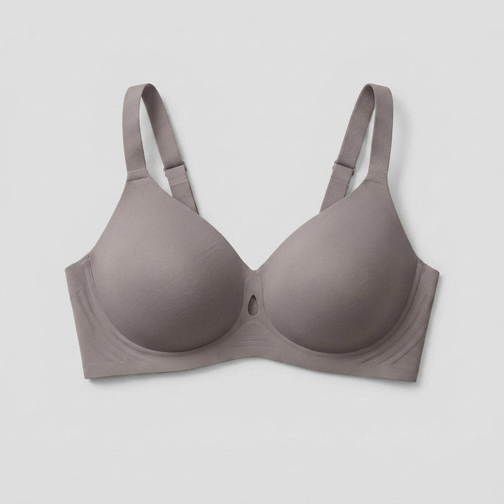 Gray jelly lift bra flat-lay
