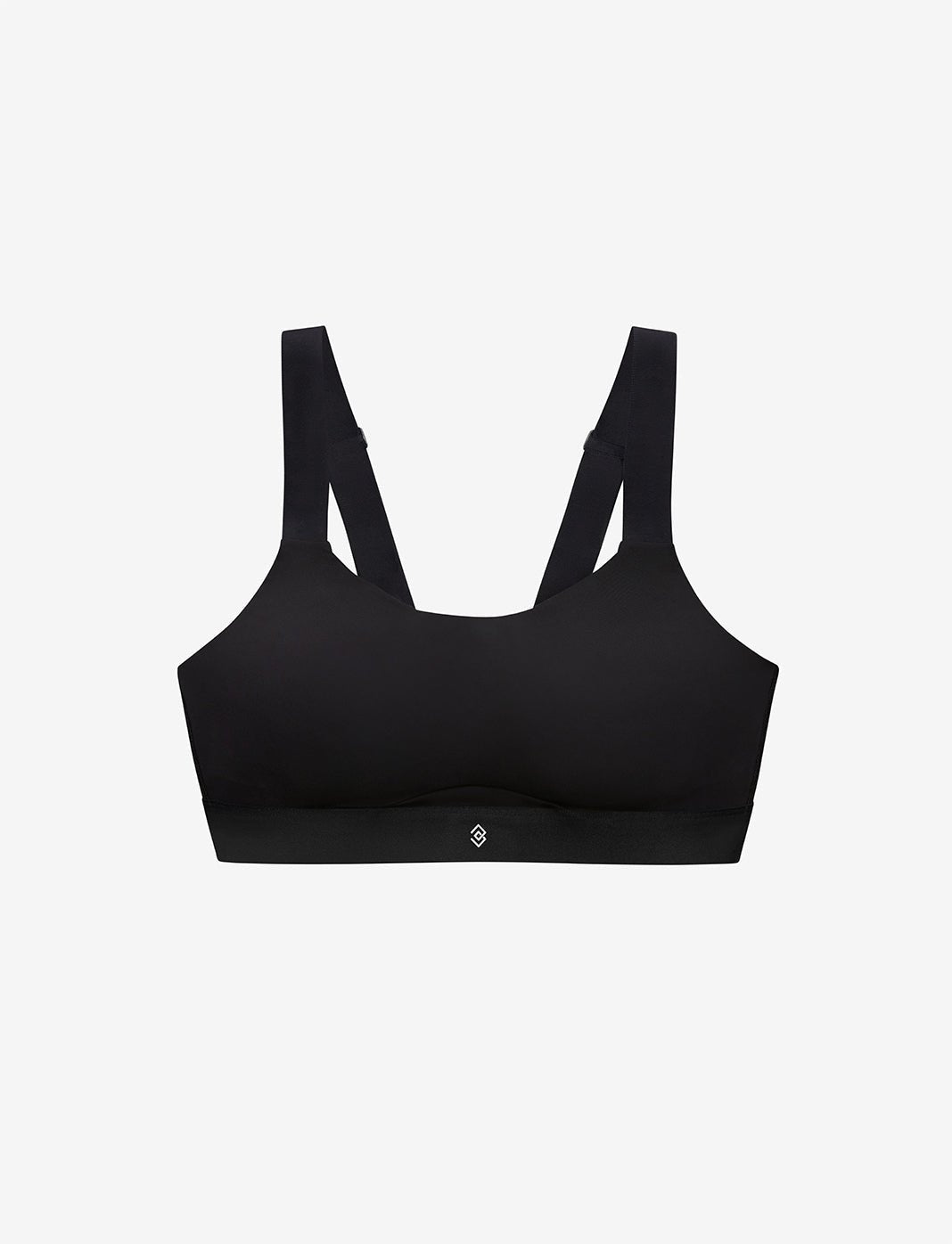 Kinetic sports bra black front
