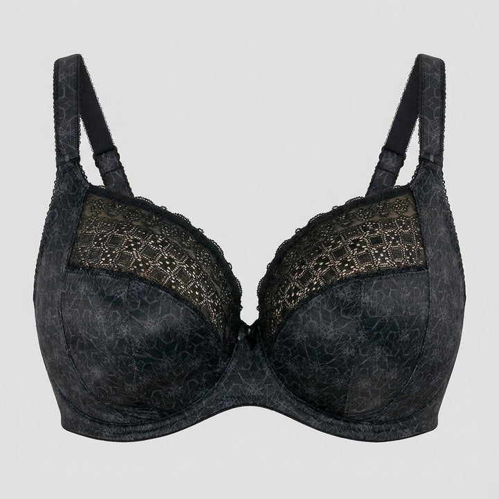 Kira plunge bra black front
