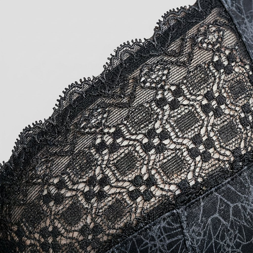 Kira plunge bra lace detail