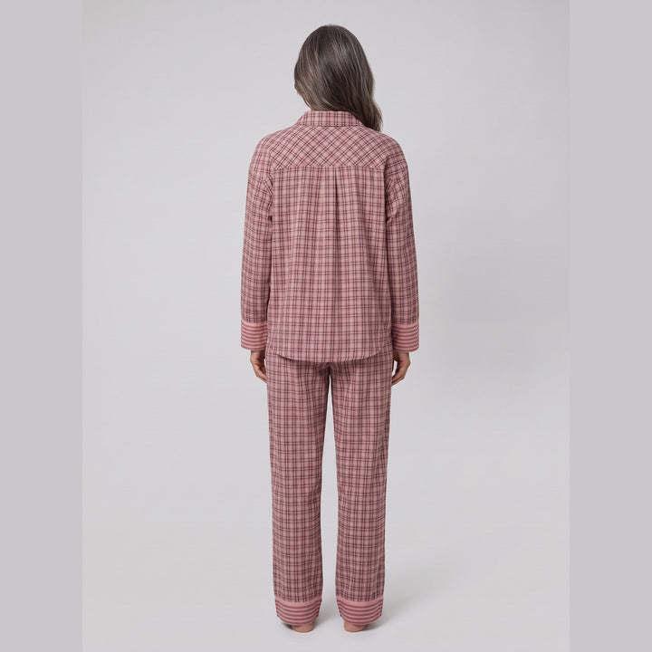 Pyjama set back view on model