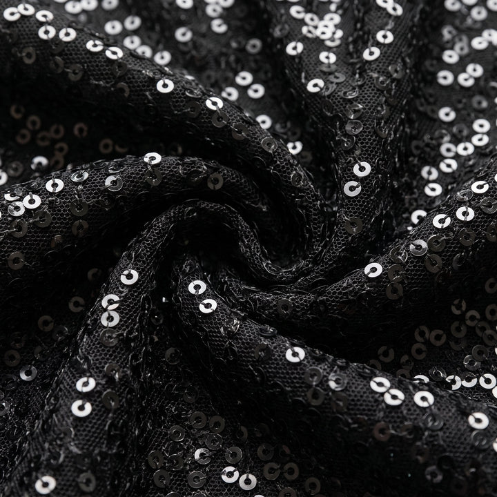 Lilian sequin jumpsuit - sequin fabric close-up