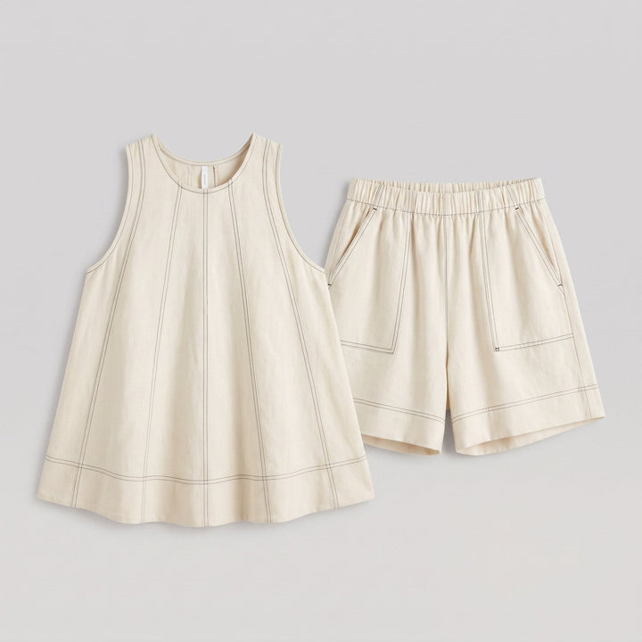 Lucia two-piece set flat-lay product photo