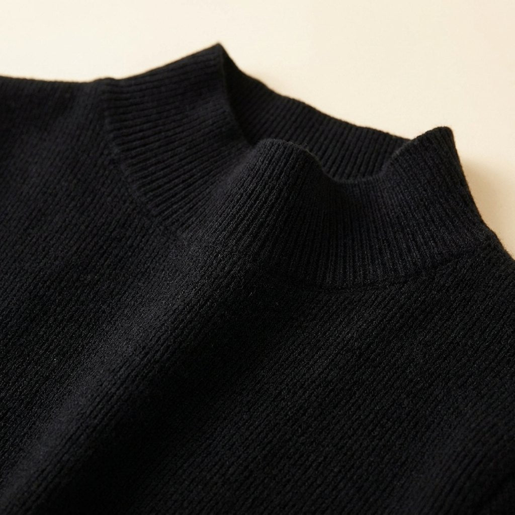 Luxe knitted vest fabric closeup