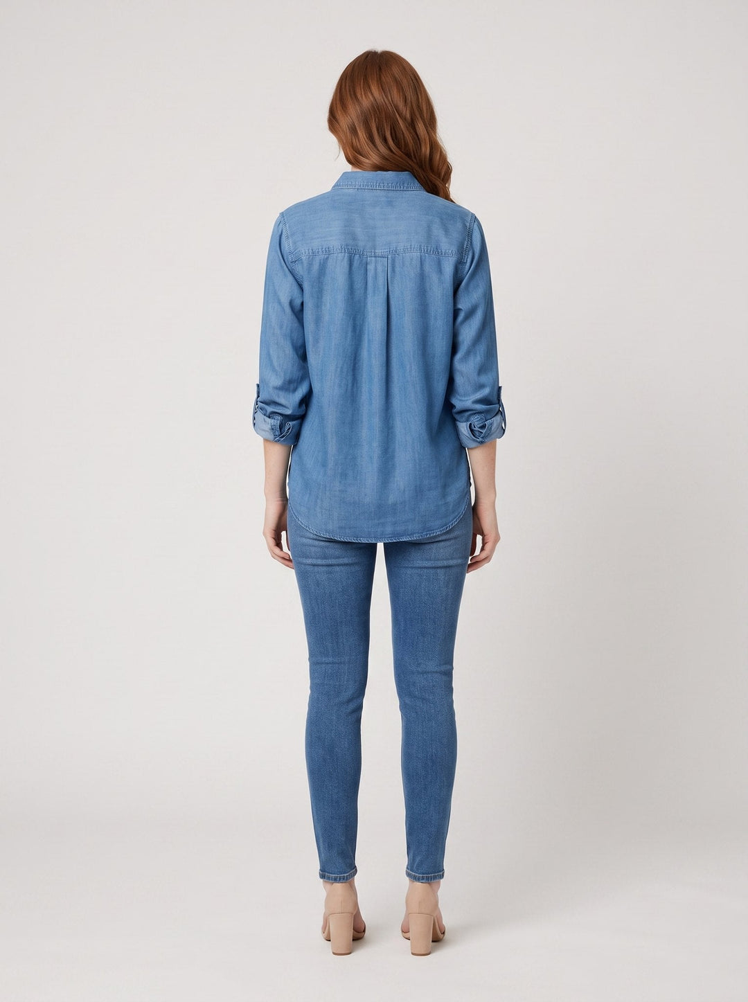Maven denim shirt back