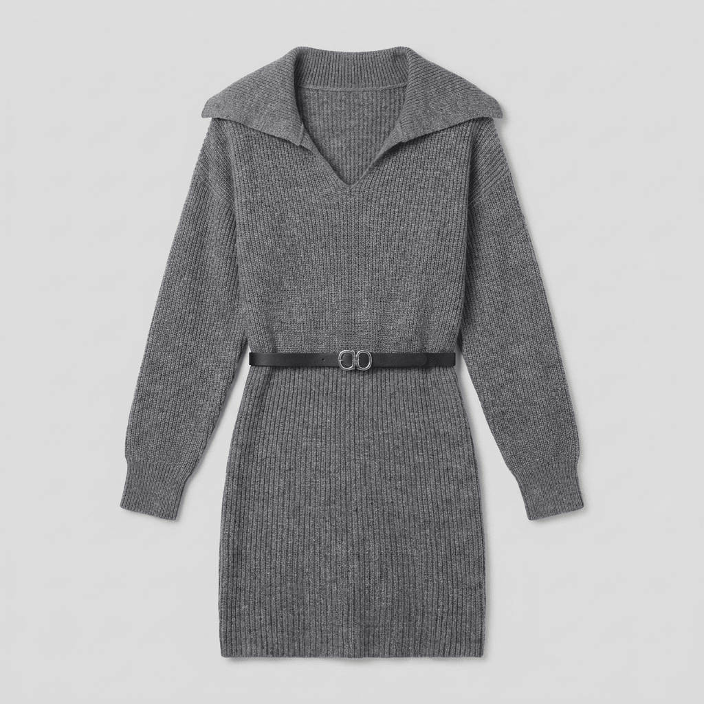 Natasja sweater dress product flat-lay