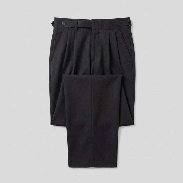 Noble Naples trousers black flat-lay product photo