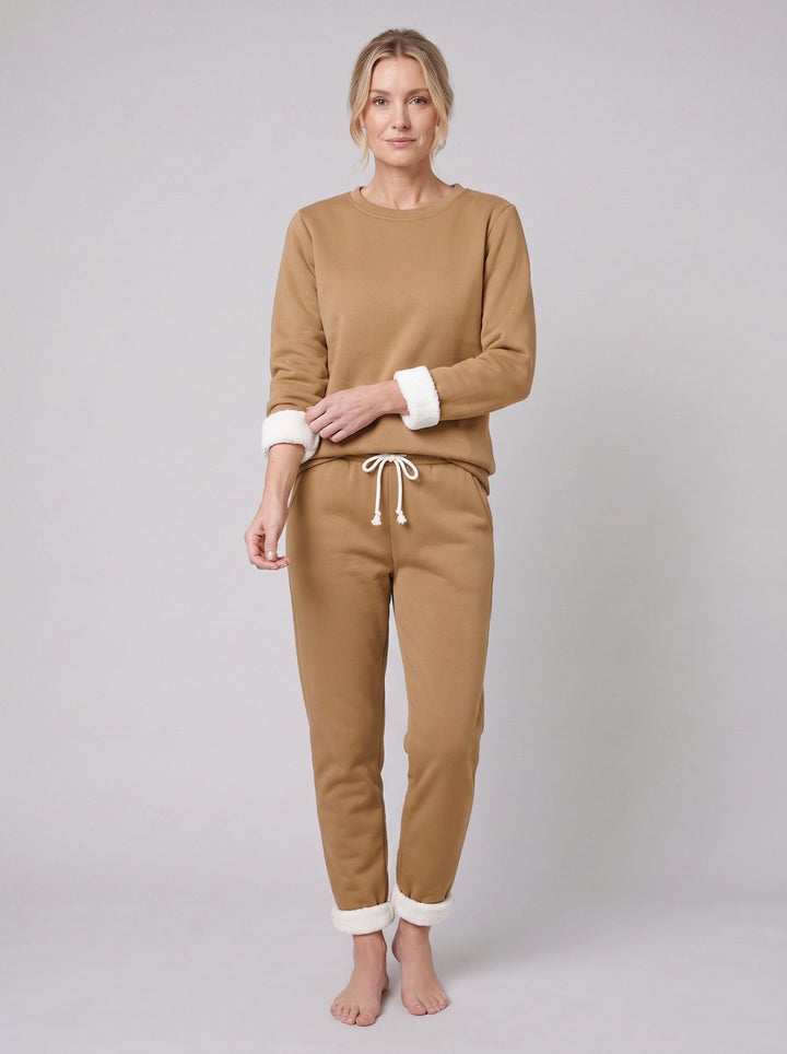 Noellee comfortable lounge set in khaki