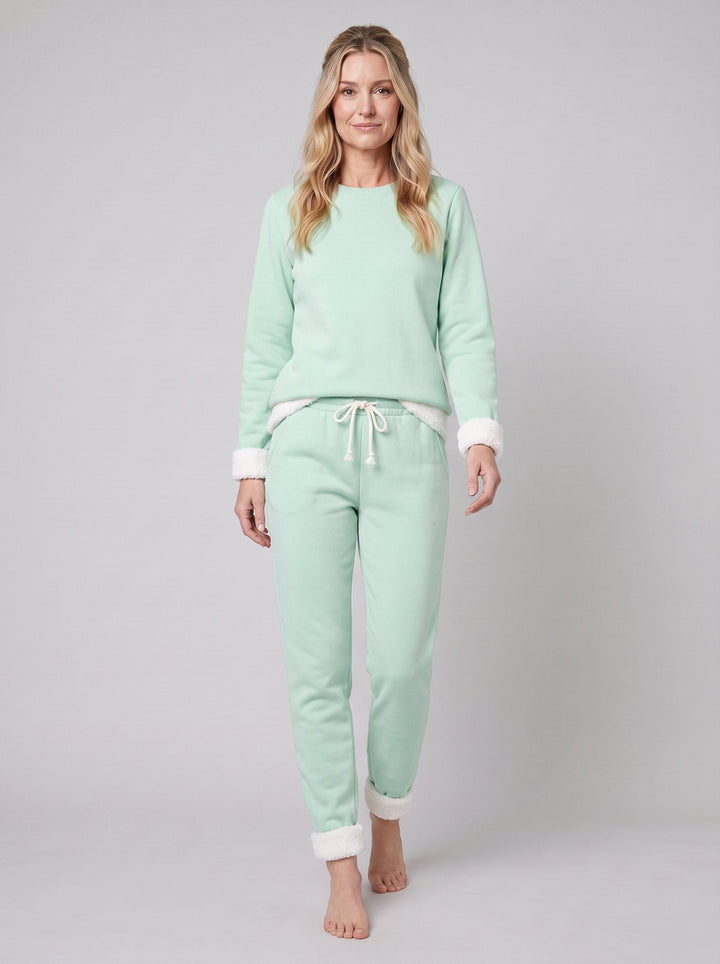 Noellee comfortable lounge set in mint green