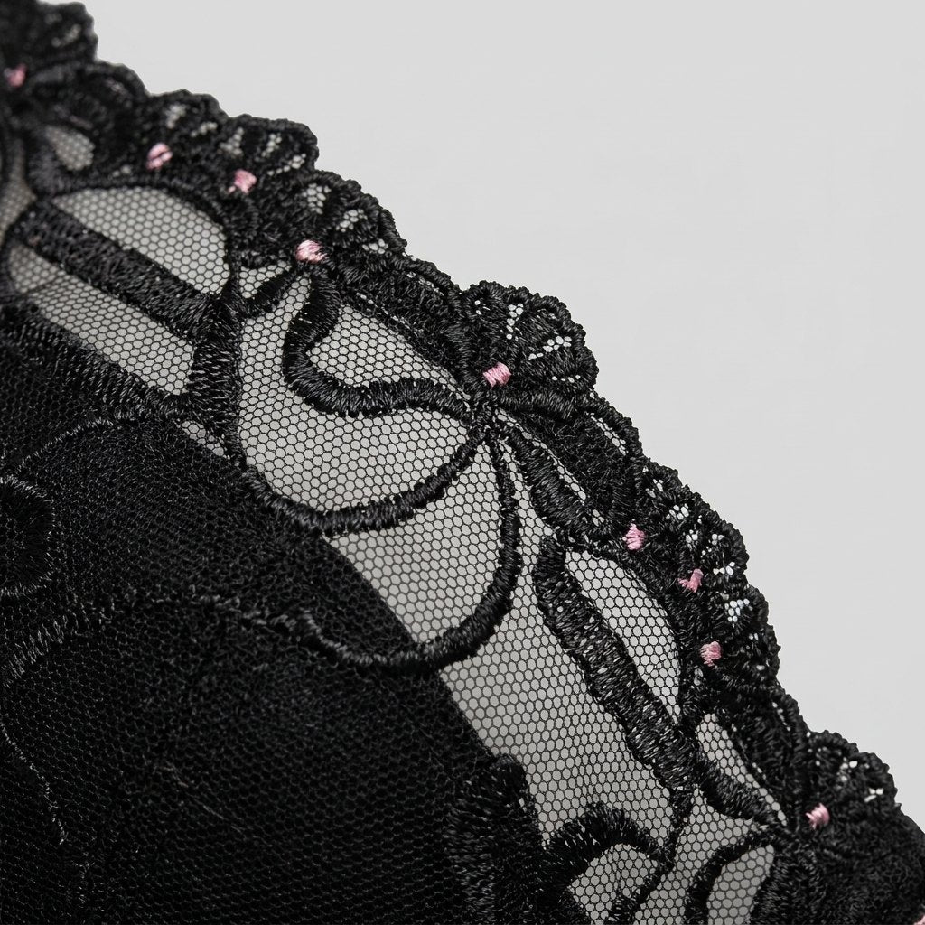 Nora balconette bra tulle detail