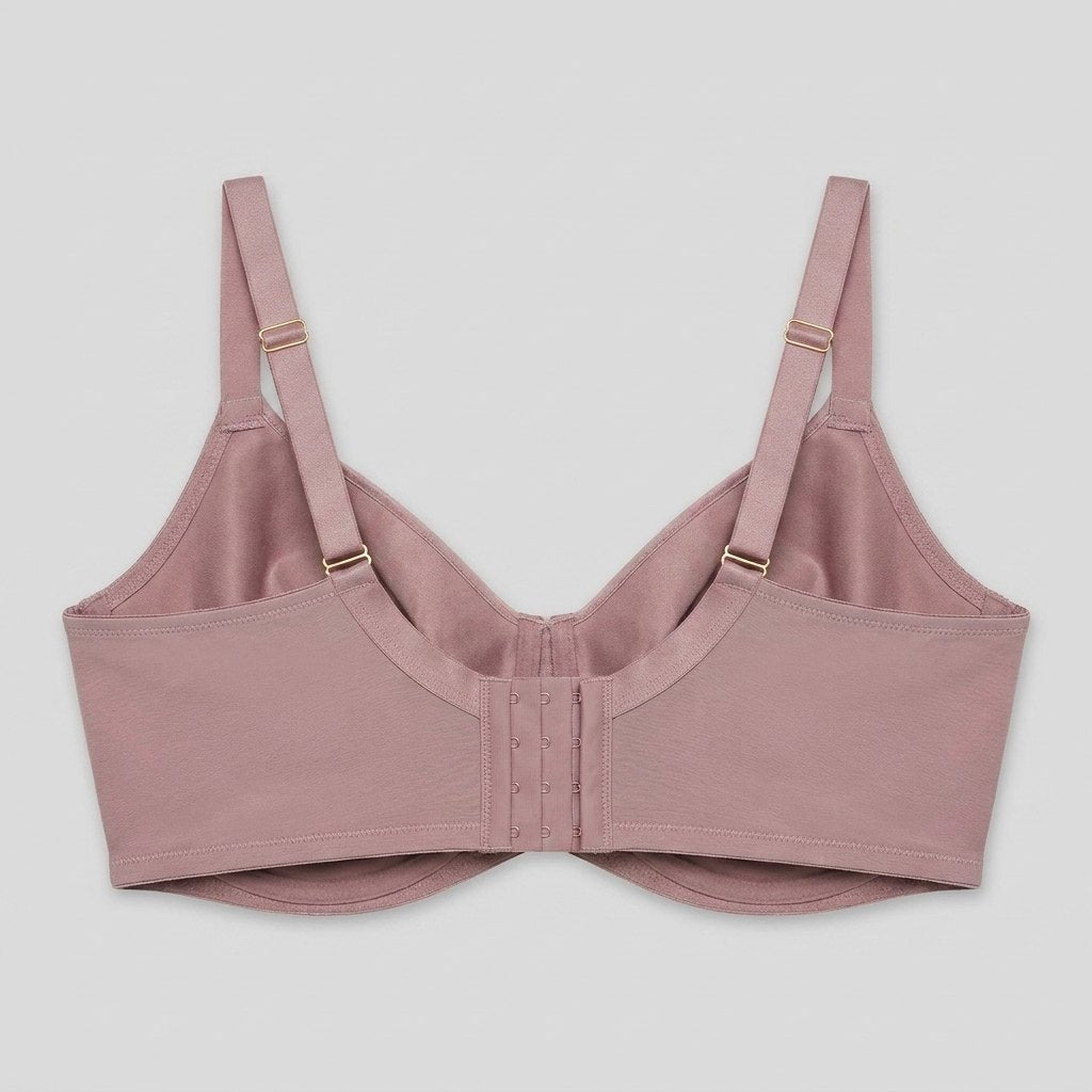 Oola Lace Bra mauve pink - back