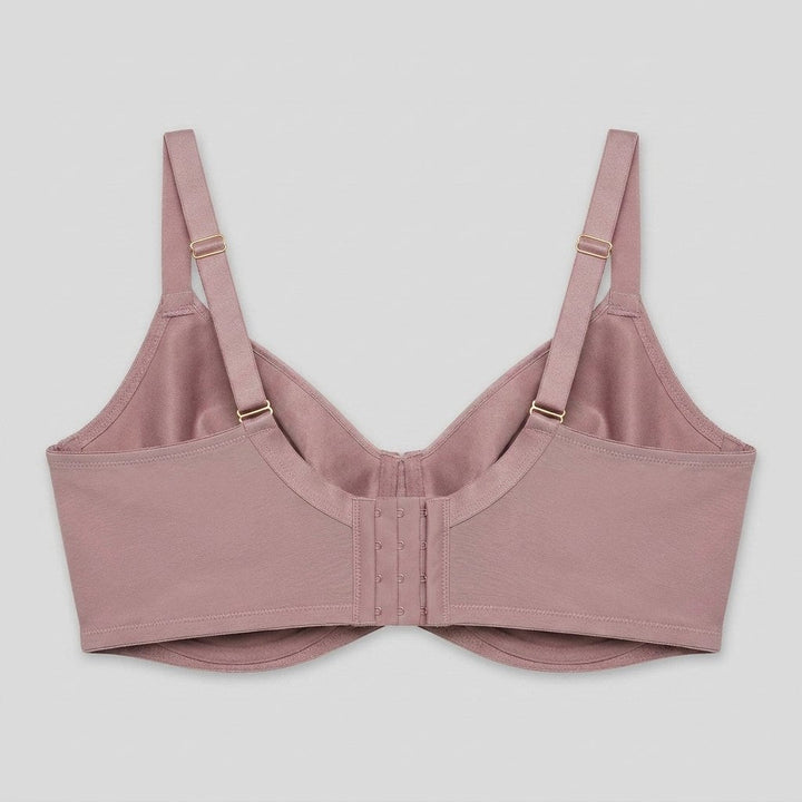 Oola Lace Bra mauve pink - back