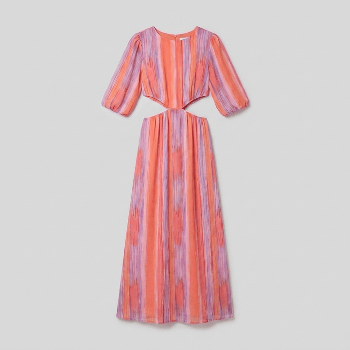 Pavona tie-dye dress product flat-lay