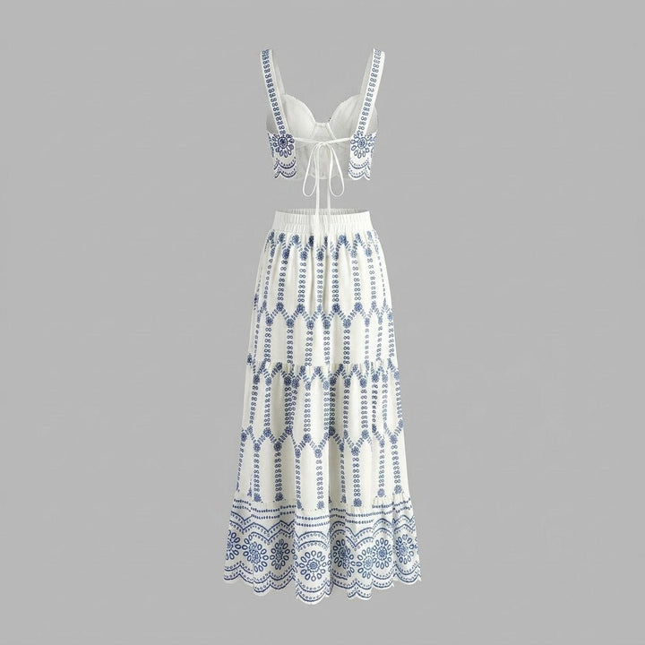 Pinta skirt set back