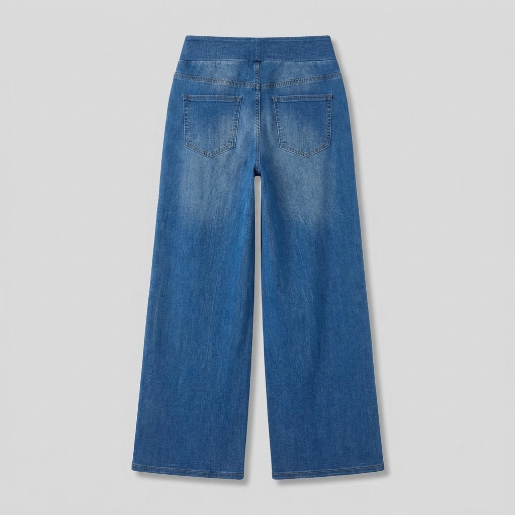 Polo wide-leg jeans back view
