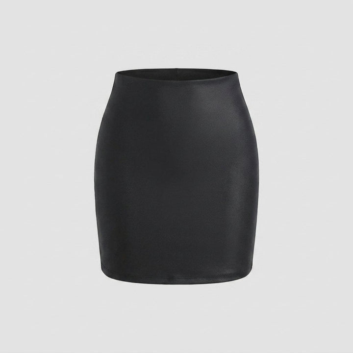 Poppy shaping mini skirt black