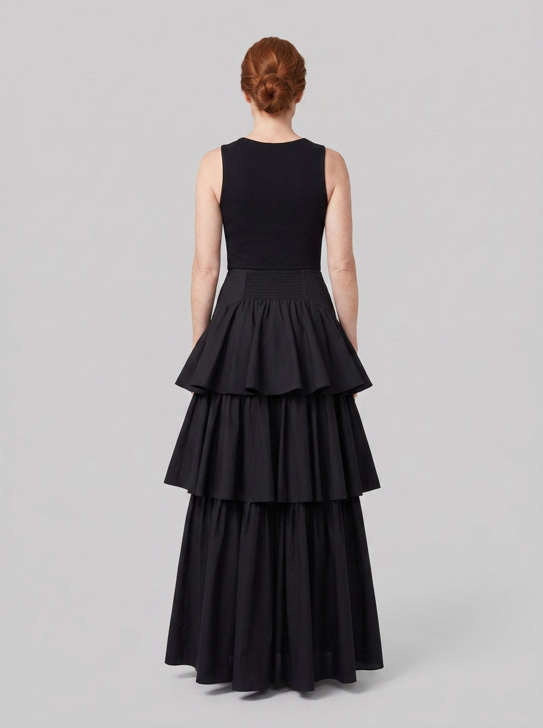 Rielle Maxi Skirt - Black - back