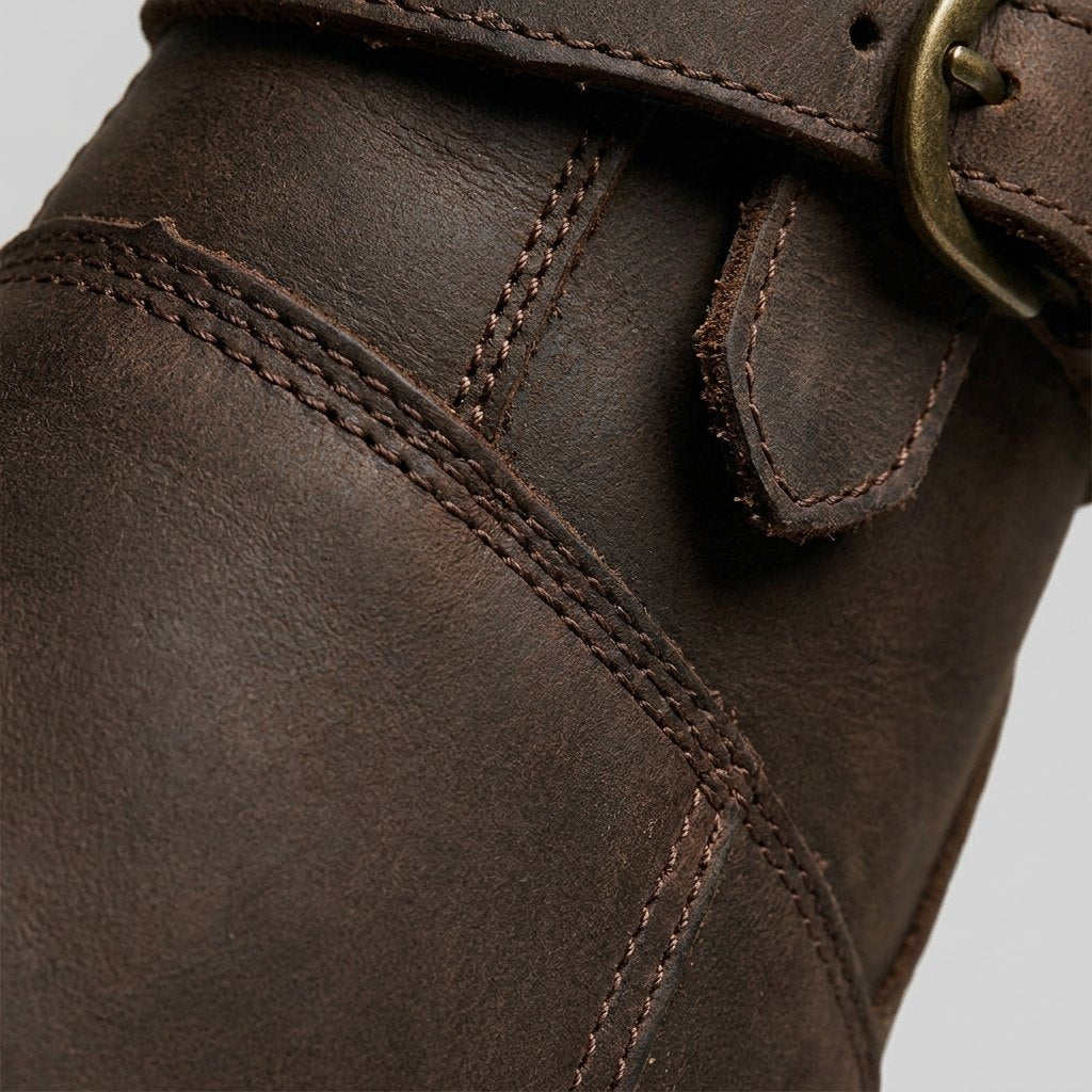 Rinley boots leather detail