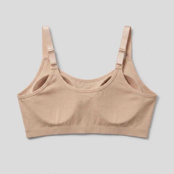 Rora Recovery Bra sand back view adjustable straps