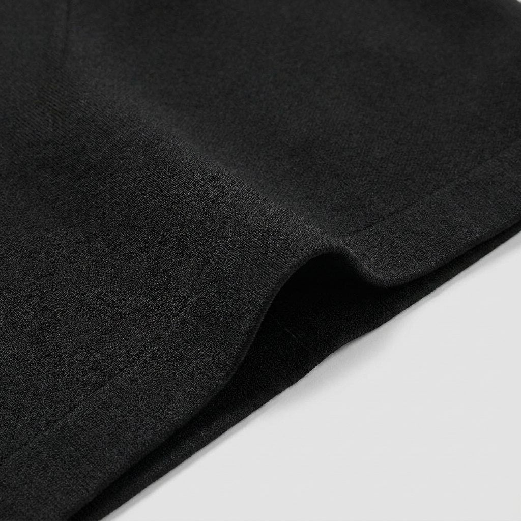 Close-up of the seamless knit fabric of the body shaper