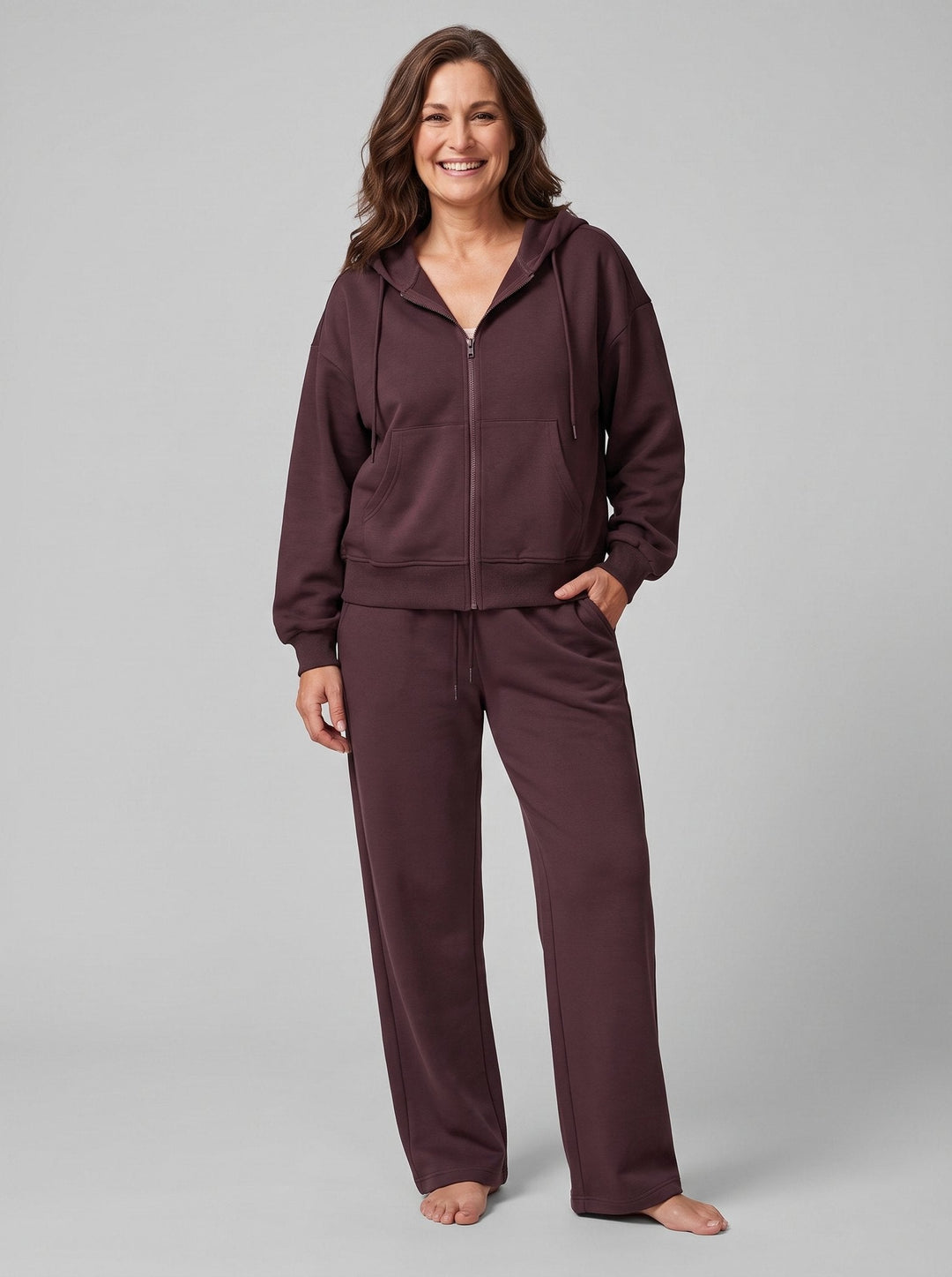 Sammy Athletica Set burgundy front