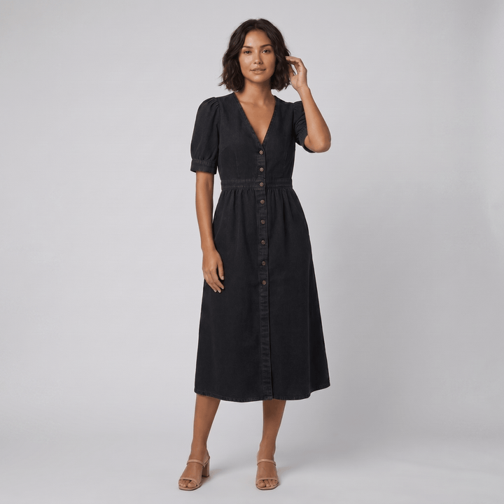 Serafina elegant dress black - The store Vancouver