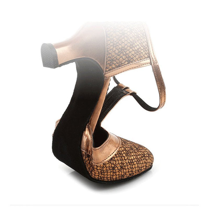 Slee dance heels suede outsole detail